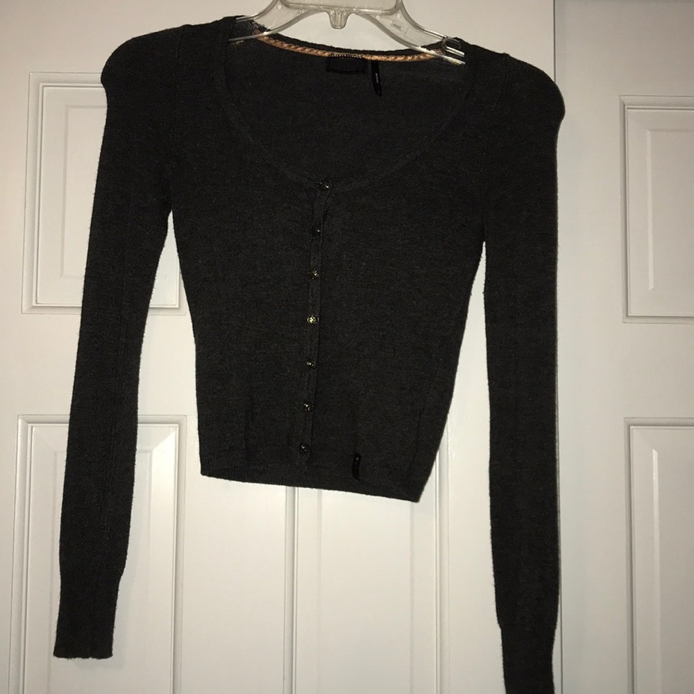 Guess button up cardigan/ top